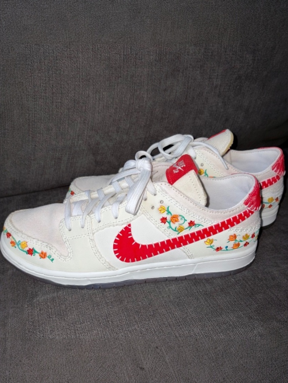 Nike SB Dunk Low Decon N7 Sail University Red Men’s 8.5 Women’s 10